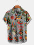 Men's Christmas Funny Graphic Short Sleeve Hawaiian Shirt